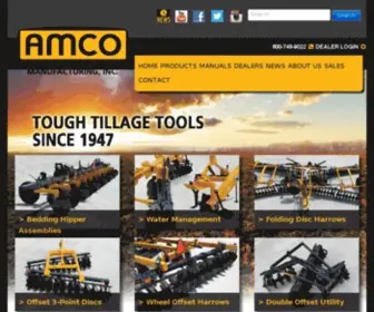 Amcomfg.com(AMCO Manufacturing Company) Screenshot