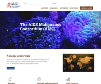 Amcoperations.com(AIDS Malignancy Consortium (AMC)) Screenshot