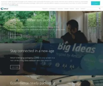 Amcor.com(Amcor) Screenshot
