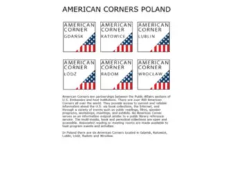 Amcorners.pl(AMERICAN CORNERS POLAND) Screenshot