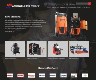 Amcoweld.com.sg(MIG Machine) Screenshot