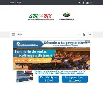 AMCP.mx(ASOCIACION MEXICANA DE CONTADORES PUBLICOS EN LAS REDES SOCIALES A.C) Screenshot