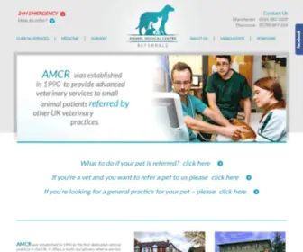 Amcreferrals.com(Medivet Chorlton) Screenshot