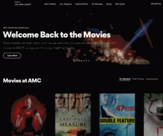 Amctheaters.com(AMC Theatres) Screenshot