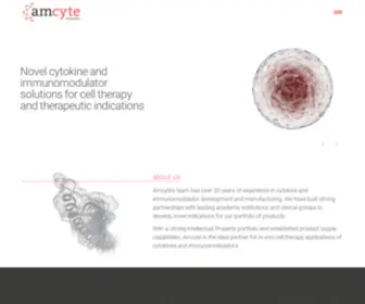 Amcytepharma.com(Amcyte) Screenshot