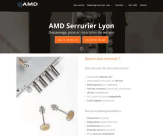 AMD-Serrurerie-Lyon.com(AMD Serrurerie Lyon) Screenshot