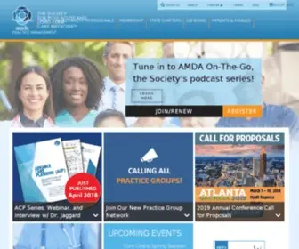 Amda.com(American Medical Directors Association) Screenshot
