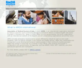 Amdainternational.com(AMDA International/About AMDA/About AMDA) Screenshot