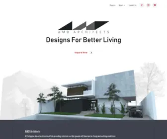 Amdarchitectsph.com(AMD Architects) Screenshot