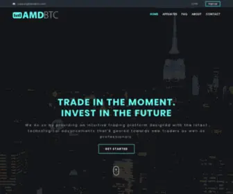 AMDBTC.com(Professional traders) Screenshot