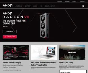 AMD.com(Advanced Micro Devices (NYSE: AMD)) Screenshot