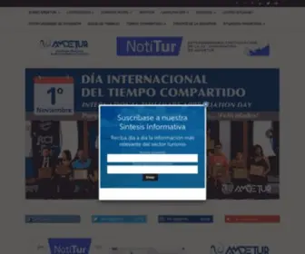 Amdetur.org.mx(Asociación Mexicana de Desarrolladores Turísticos) Screenshot