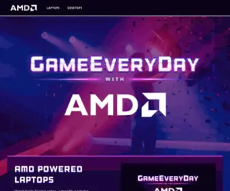 Amdgameeveryday.com(AMD GameEveryDay) Screenshot