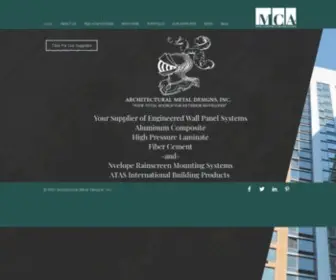 AMDNJ.com(Architectural Metal Designs) Screenshot