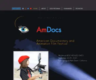 AmdocFilmfest.com(The American Documentary and Animation Film Festival (AmDocs)) Screenshot