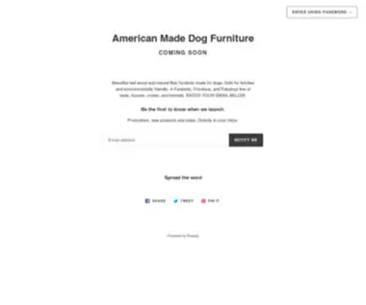 Amdogfurniture.com(American Made Dog Furniture) Screenshot