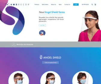 Amdrecor.com(Face Shields) Screenshot