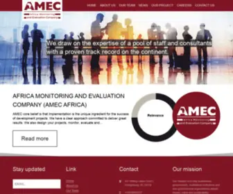 Amec-Africa.com(Bienvenue sur notre site portail) Screenshot