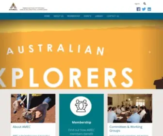 Amec.org.au(Amec) Screenshot