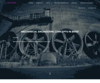 Amechieneer.com(Mechanical Engineering Concepts) Screenshot