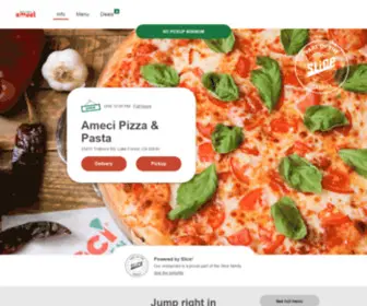 Amecipizzalakeforest.com(Ameci Pizza & Pasta) Screenshot