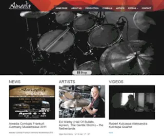 Amediacymbals.com.tr(Amedia Cymbals) Screenshot