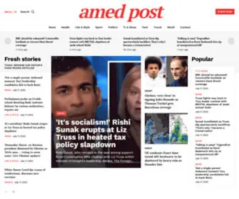 Amedpost.com(The Amed Post) Screenshot