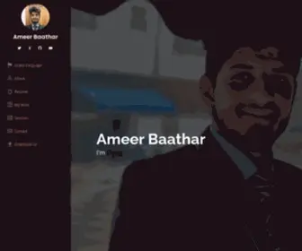 Ameerbaathar.com(AmeerBaathar) Screenshot