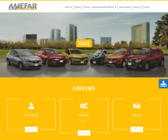 Amefar.com.mx(Asociación Mexicana de Franquiciatarios de Automotores Renault) Screenshot