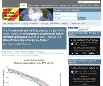 Ameg.me(Arctic Methane Emergency Group) Screenshot