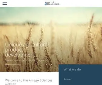 Amega-Sciences.com(Amega Sciences) Screenshot