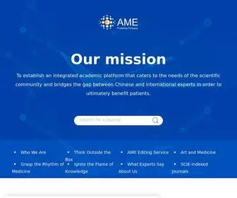 Amegroups.cn(Our mission) Screenshot