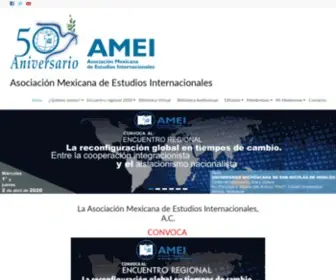 Amei.mx(Asociación Mexicana de Estudios Internacionales A) Screenshot