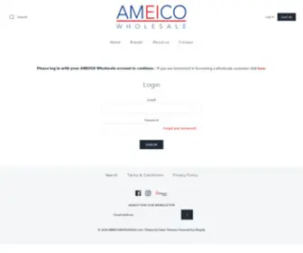 Ameicowholesale.com(AMEICO-WHOLESALE) Screenshot