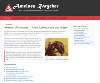 Ameisen-Ratgeber.de(Ameisen (Formicidae)) Screenshot
