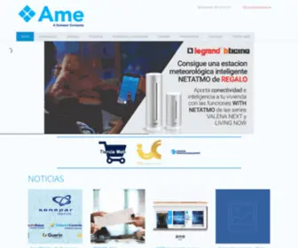 Amelectrico.es(AME Material Eléctrico) Screenshot