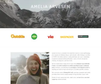 Ameliaarvesen.com(Amelia Arvesen) Screenshot