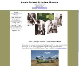 Ameliaearhartmuseum.org(Mysite) Screenshot