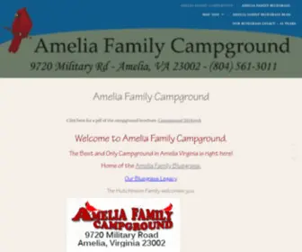 Ameliafamilycampground.com(Come see us in Amelia) Screenshot