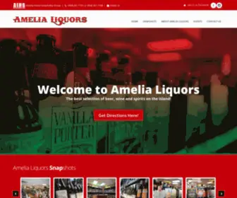 Ameliaislandliquors.com(Amelia Liquors) Screenshot