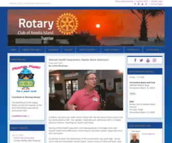 Ameliaislandrotary.com(The Rotary Club of Amelia Island Sunrise) Screenshot