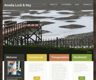 Amelialockandkey.com(Locksmith Fernandina Beach FL) Screenshot