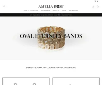 Ameliarosedesign.com(Amelia Rose Jewelry) Screenshot