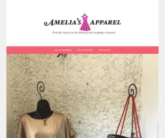 Ameliasonmain.com(Amelias Apparel) Screenshot