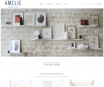 Amelie-Paris.com(Galerie d'Art Contemporain) Screenshot