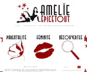 Amelieepicetout.fr(Amélie Épicétout) Screenshot