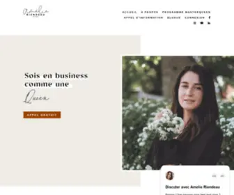 Amelieriendeau.com(Amélie Riendeau) Screenshot