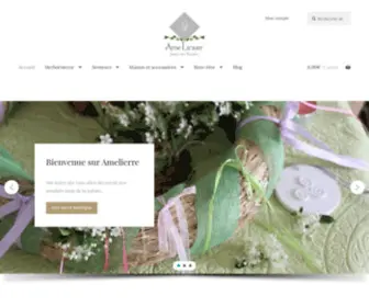 Amelierre.com(Bienvenue sur notre site Âme Lierre Jardins des Simples) Screenshot