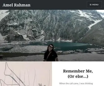 Amelrahman.com(Amel Rahman) Screenshot