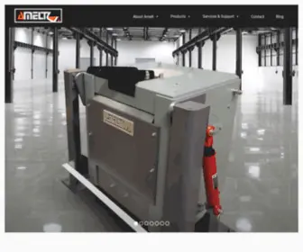 Amelt.com(Canadian Induction Furnace Manufacturer & Designer) Screenshot